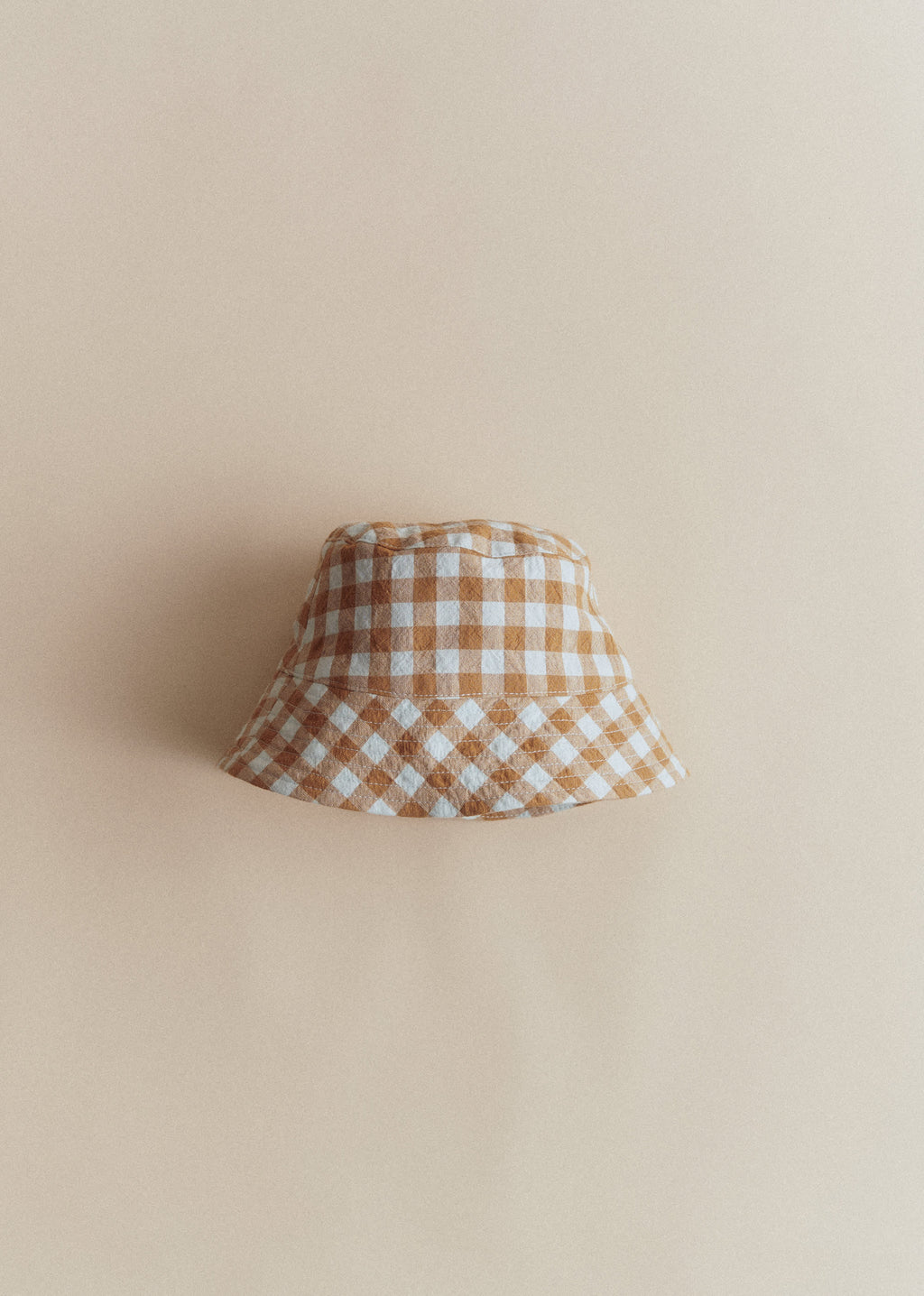 BOBY - Vichy Gaufré Bleu Caramel