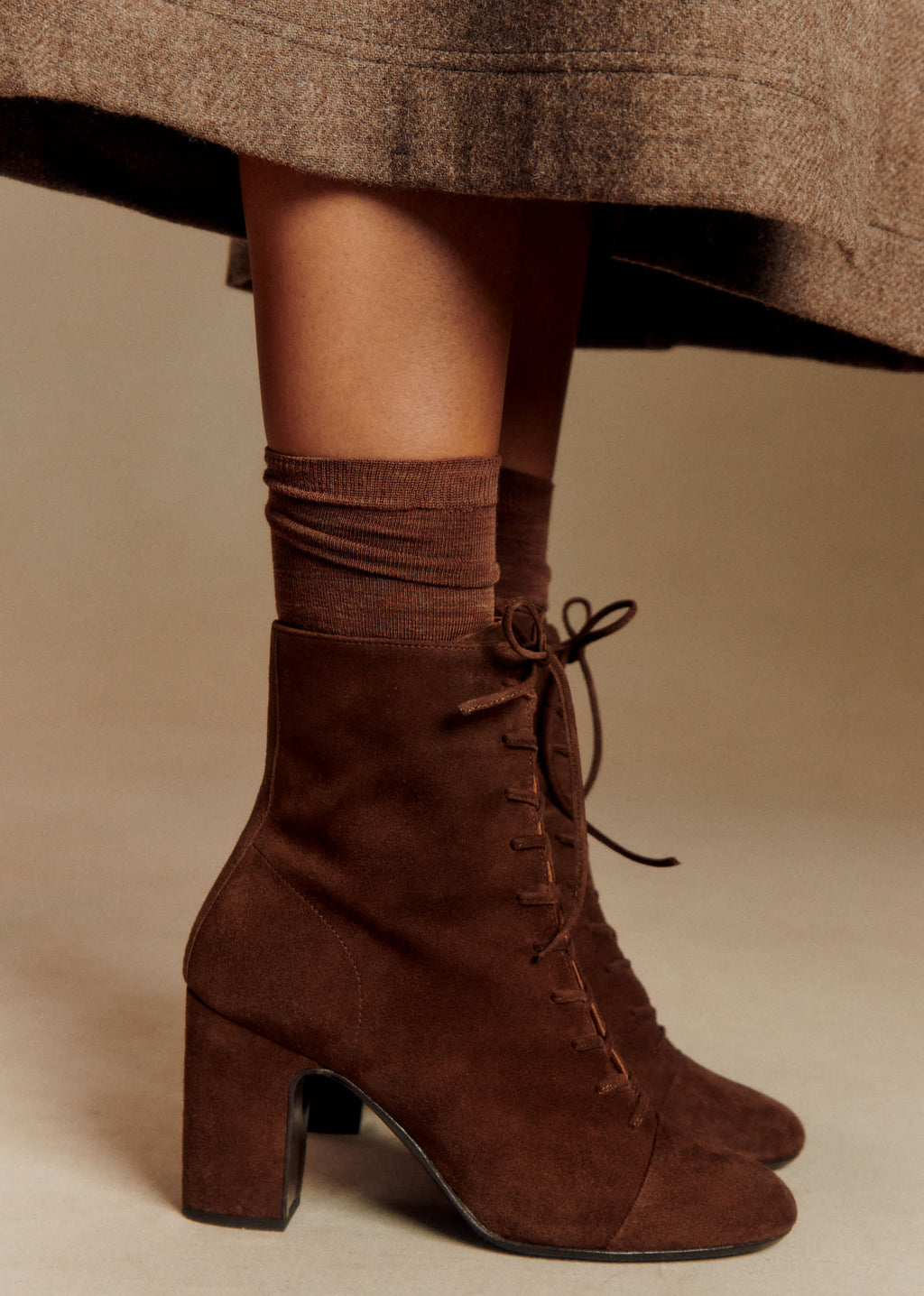 Bottines High Leona - Moka