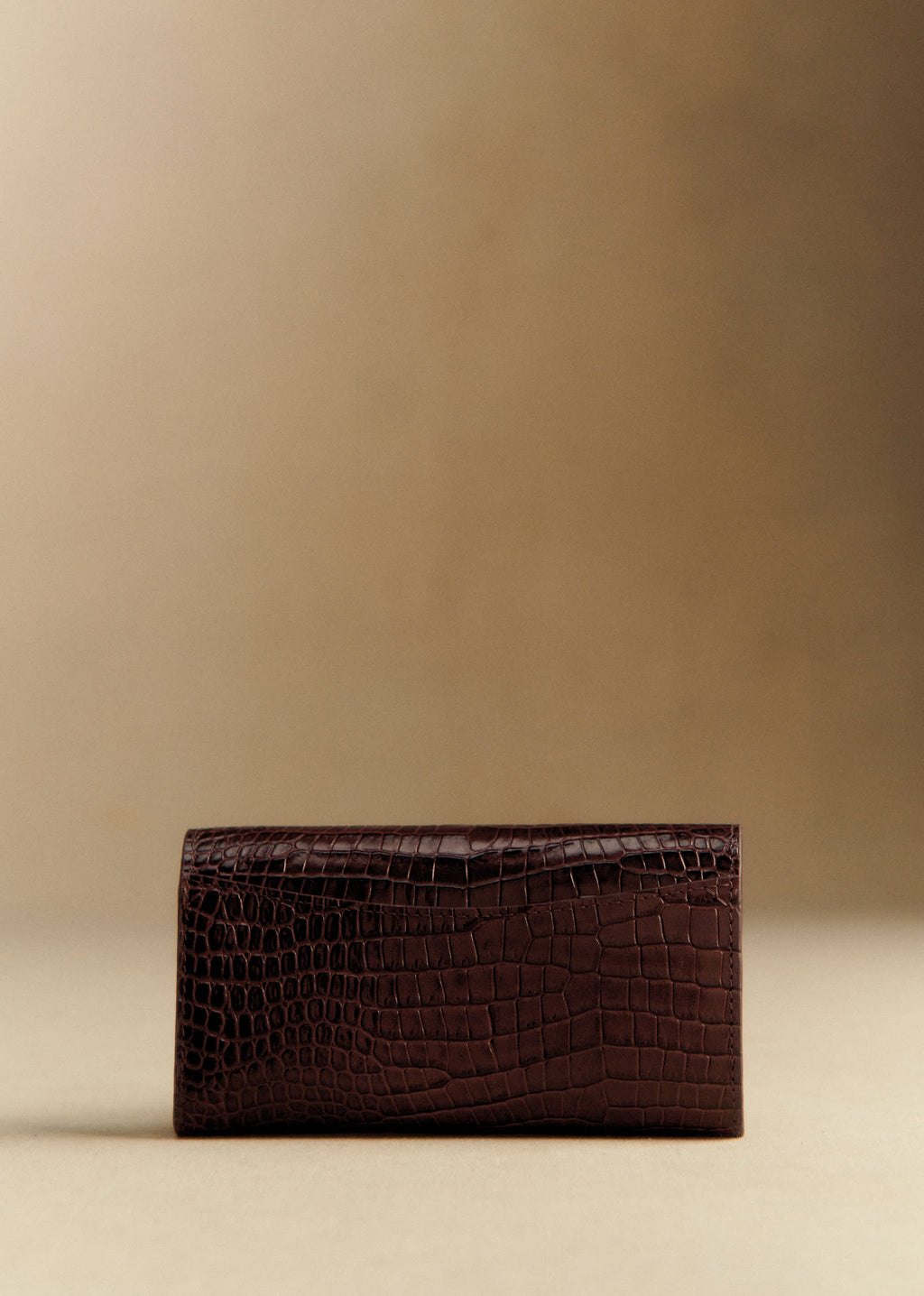 Portefeuille Grand Milo - Choco Croco