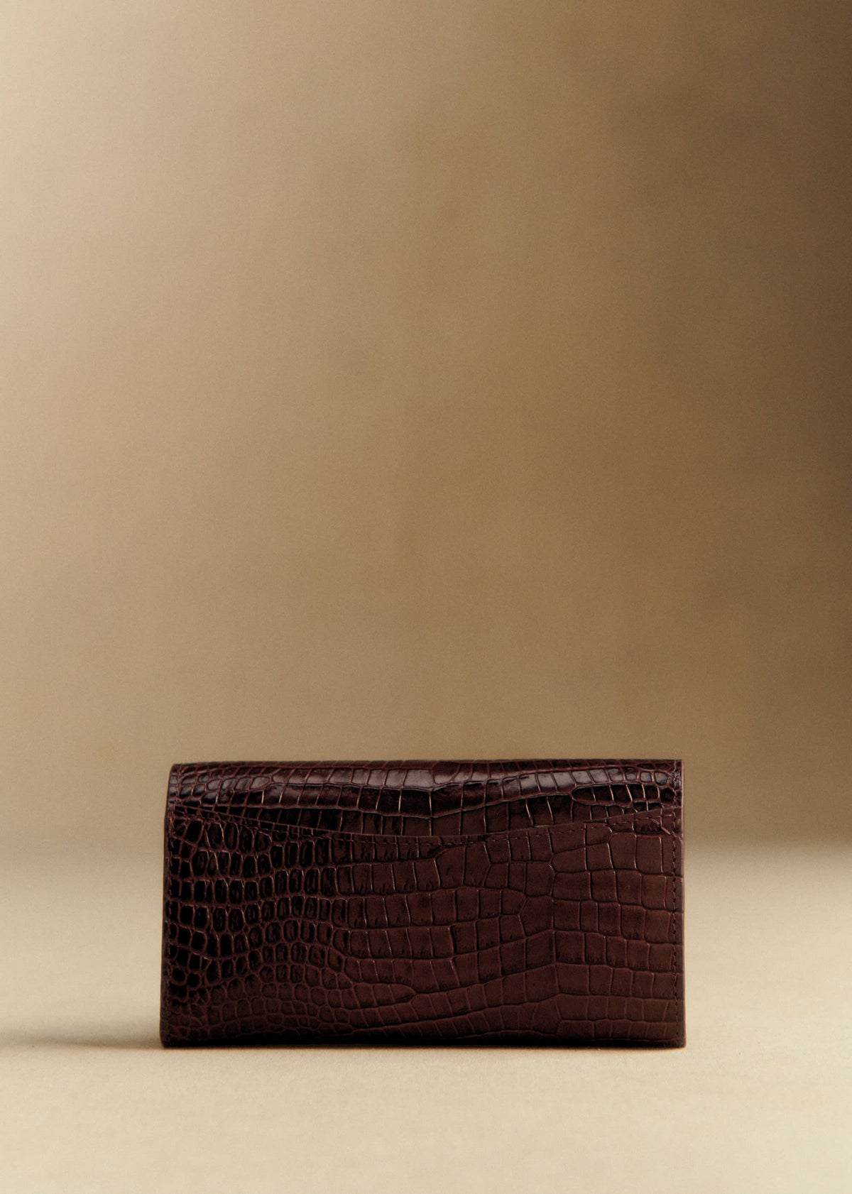 Portefeuille Grand Milo - Choco Croco