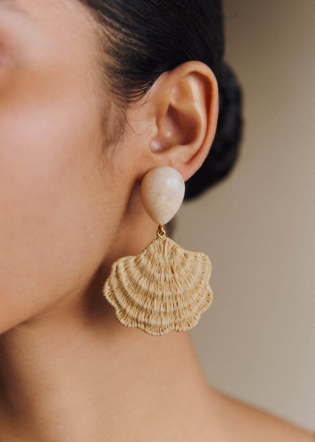 Boucles d'oreilles Valeria - Naturel