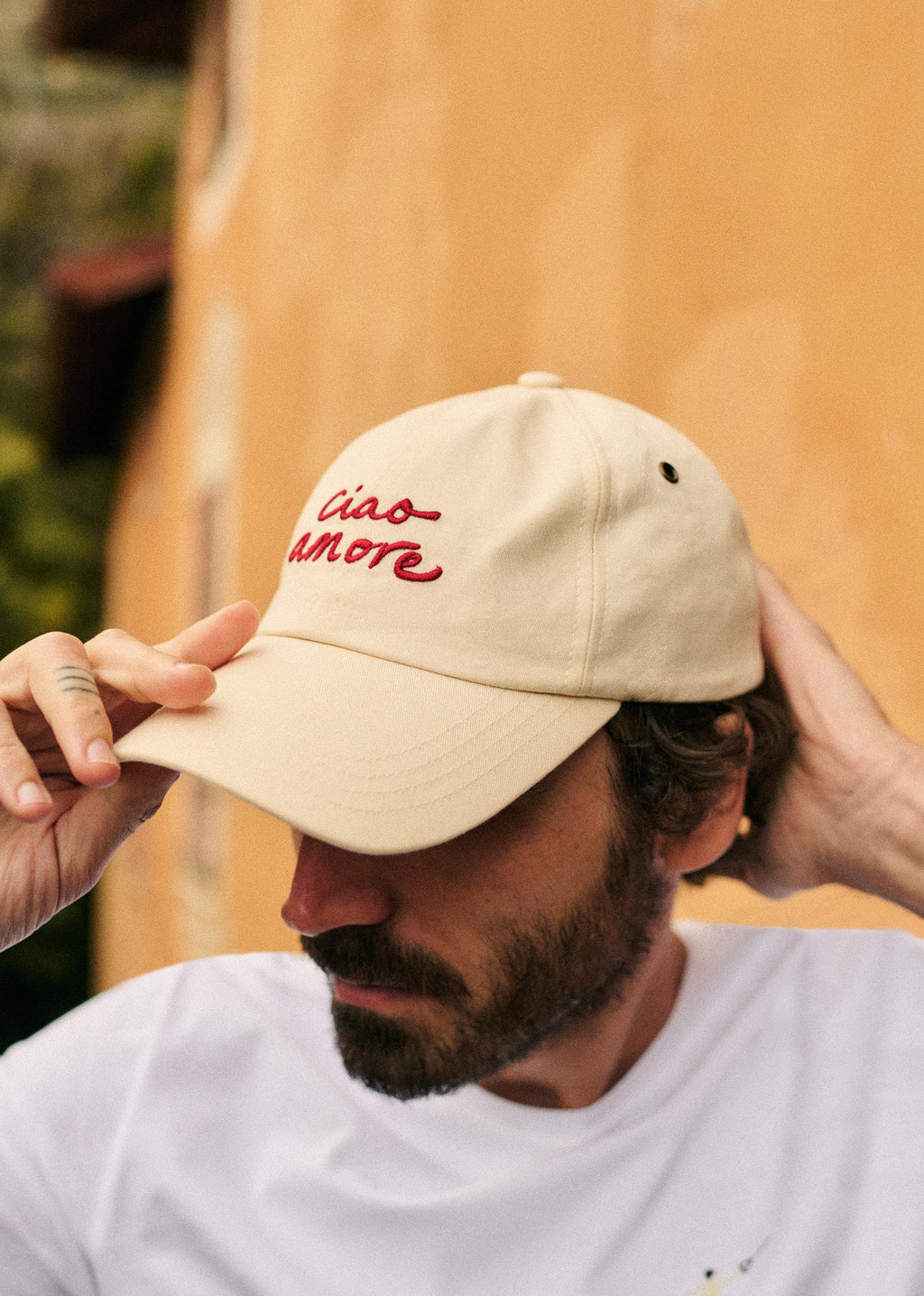 Casquette Ciao Amore - Écru