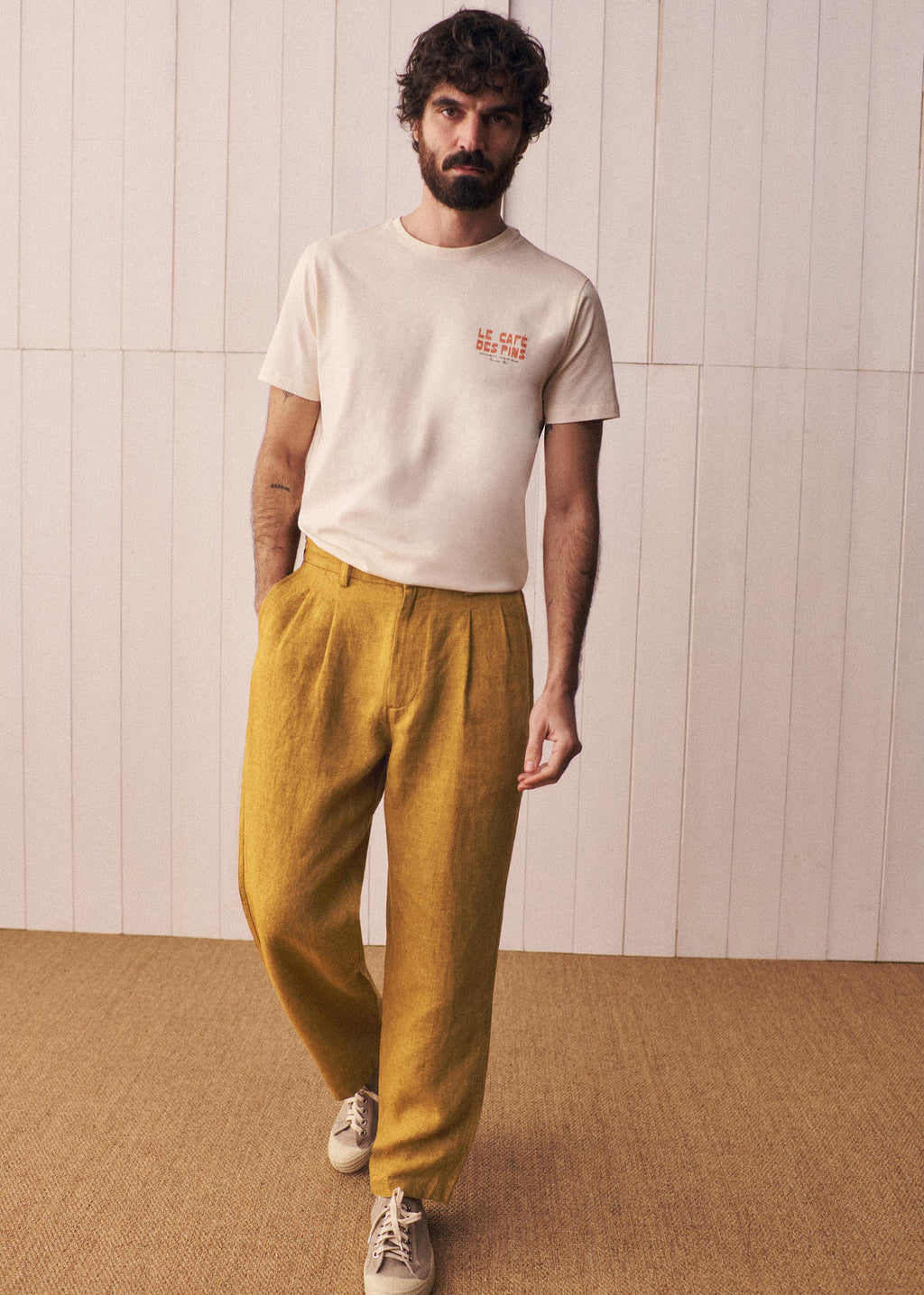 Pantalon Floris - Moutarde