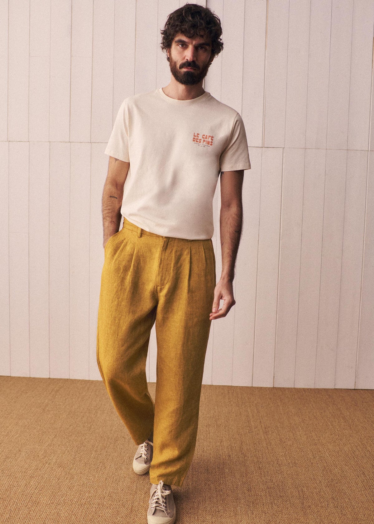 Pantalon Floris - Moutarde