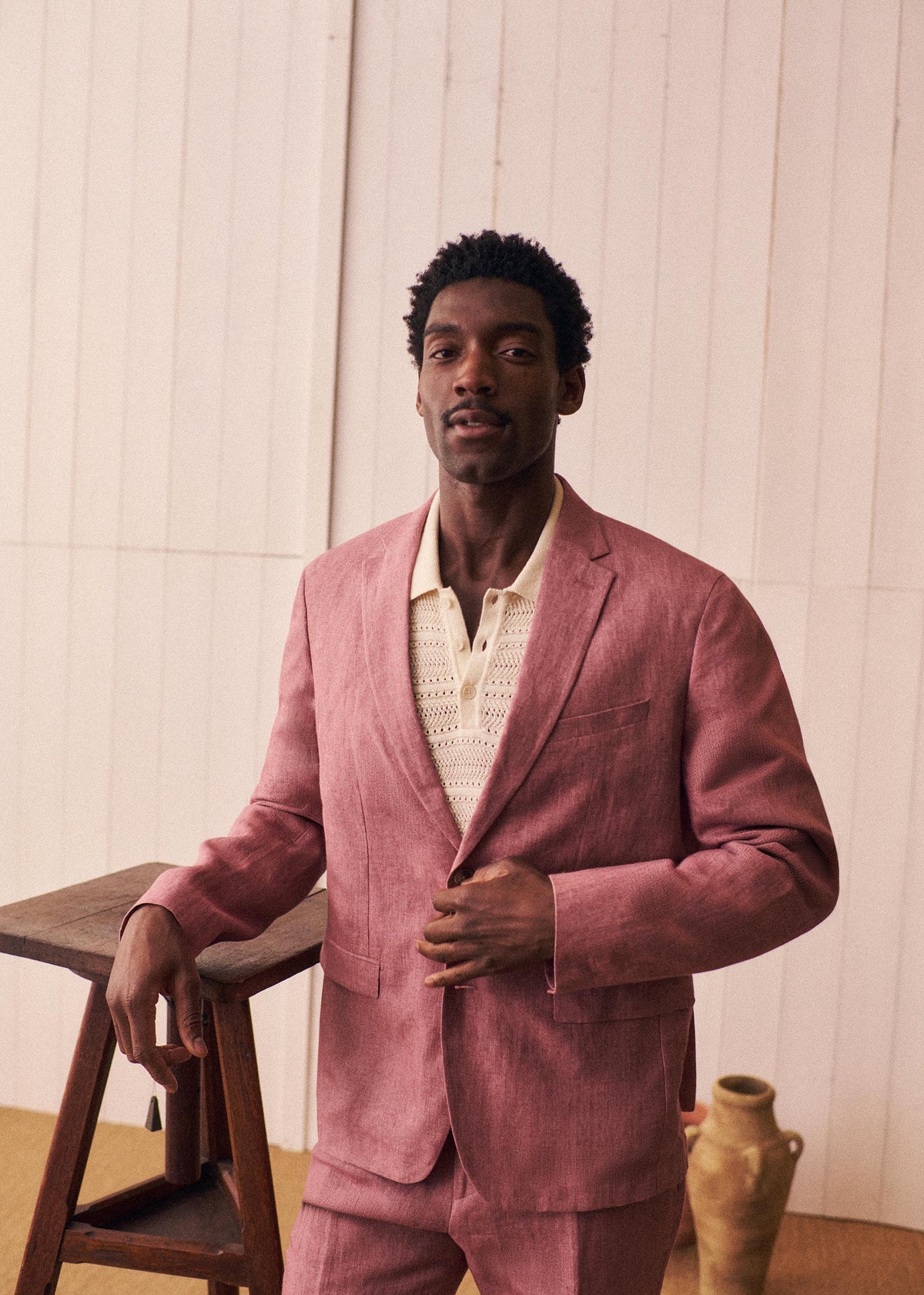Veste Deon - Rose Chiné