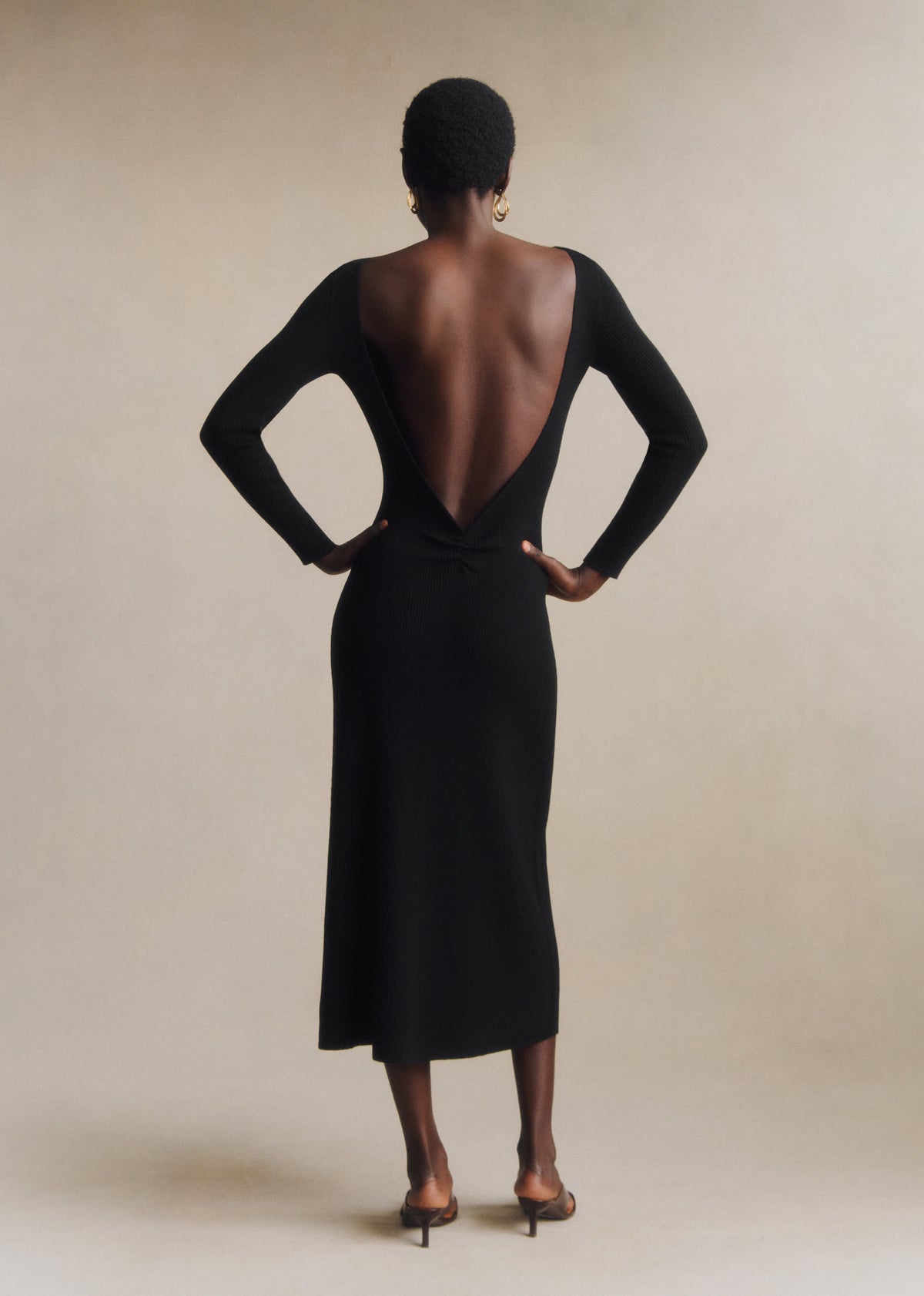 Robe Vivianne - Noir Doré