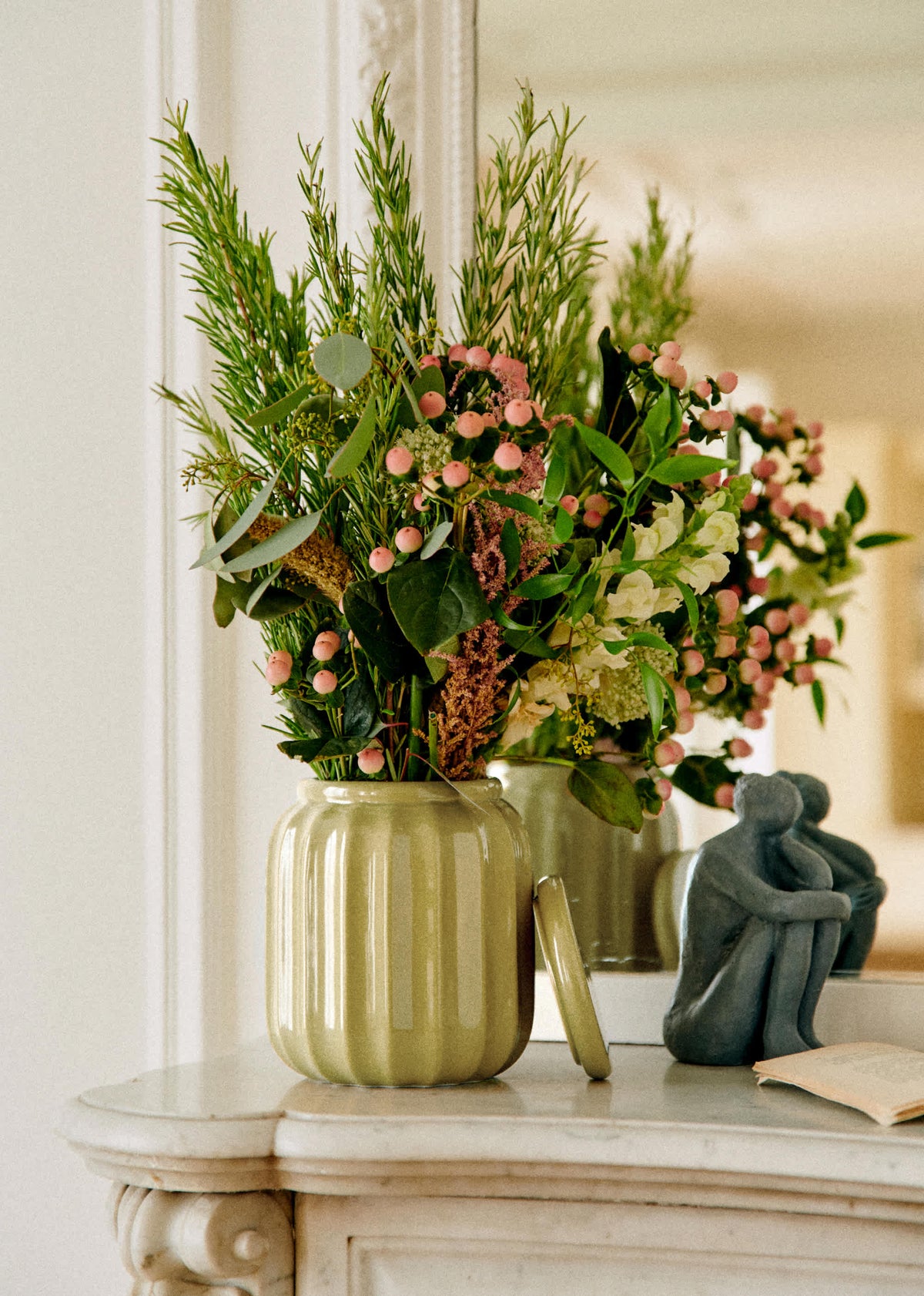 Vase Traviata - Vert Olive