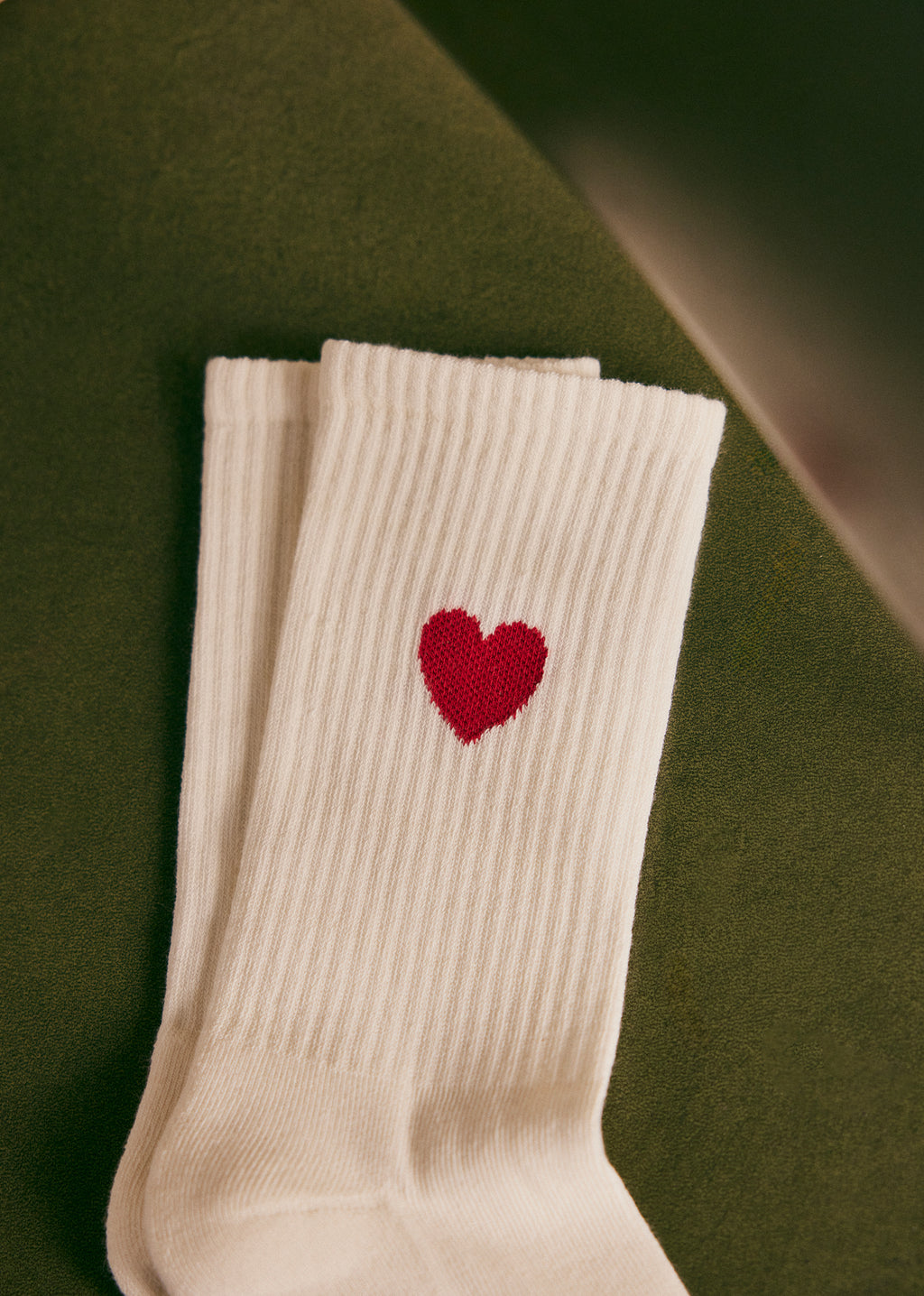 Chaussettes Eli - Coeur Chamade Rouge