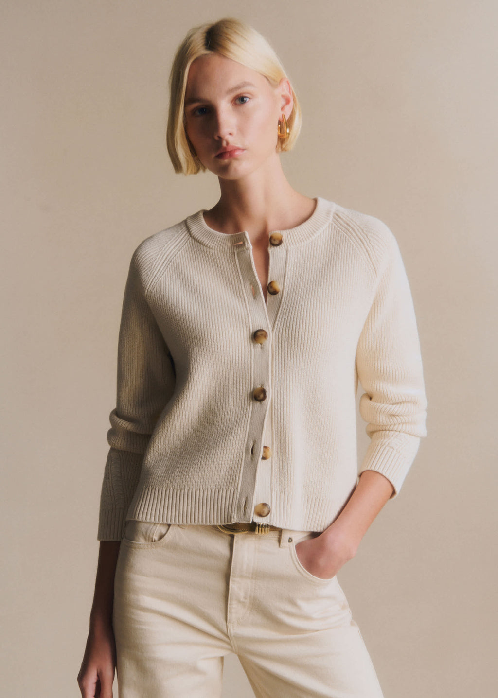 Gilet Isaure - Ecru