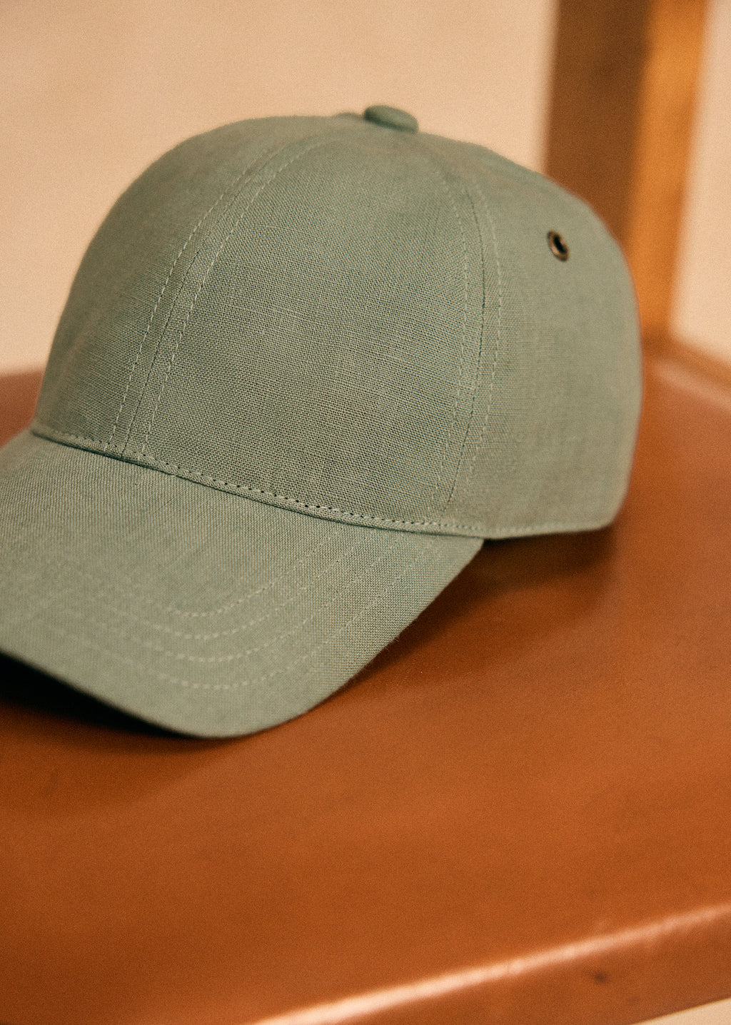 Casquette Chase Lin - Vert Argile