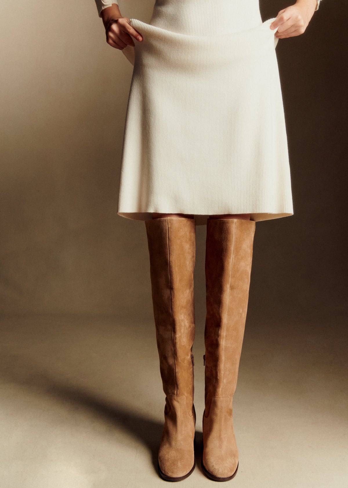 Cuissardes Low Molly - Taupe Clair