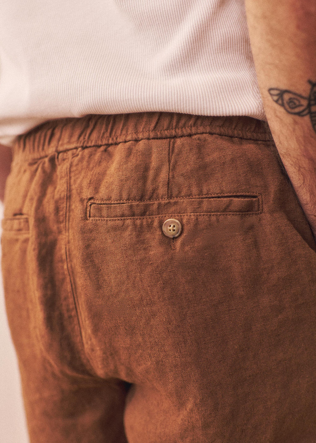 Short Priam Lin - Marron