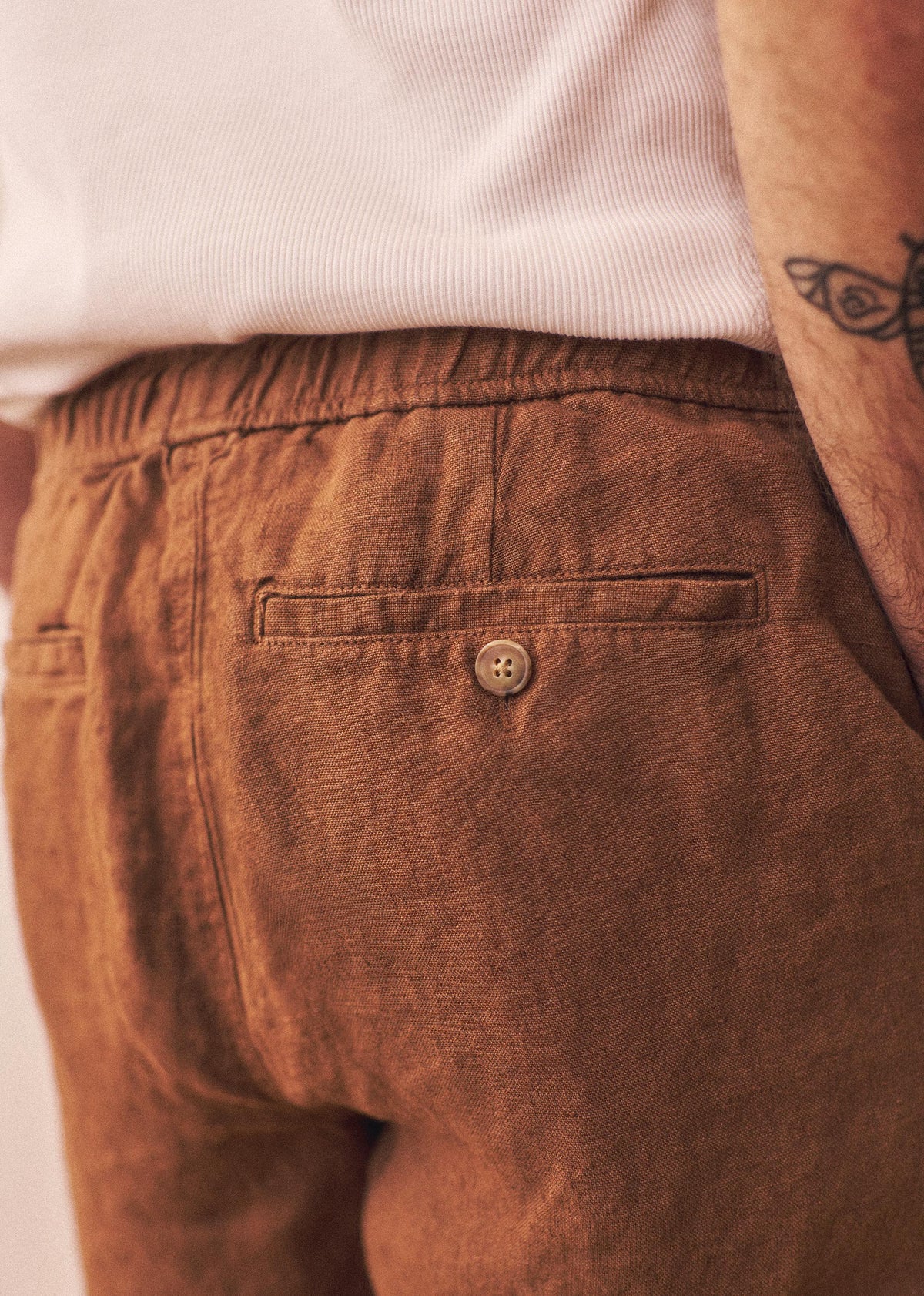 Short Priam Lin - Marron