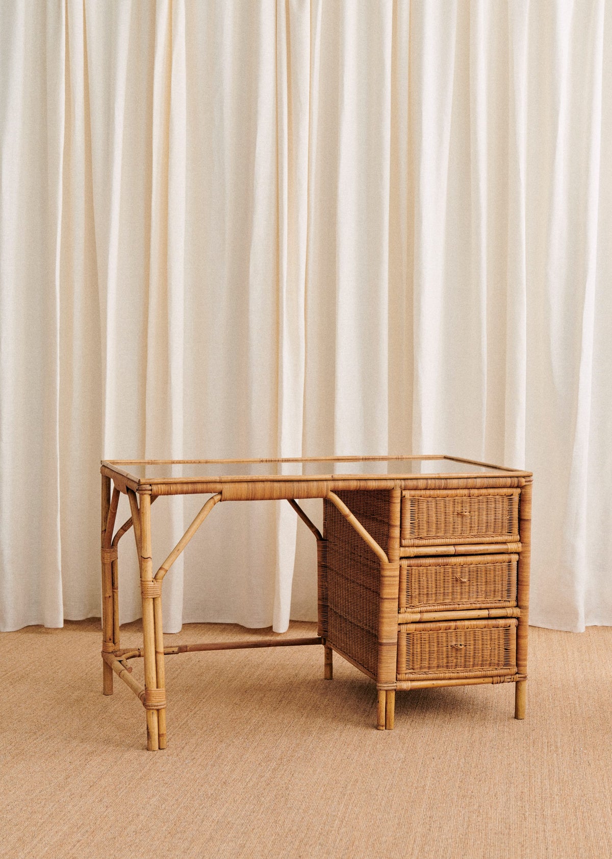 Bureau Dal Vera années 1960 - n°1 - Bambou Et Osier