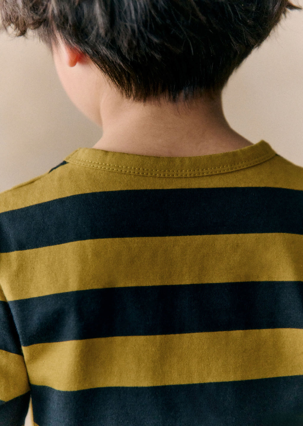 T-Shirt Léon - Bleu marine / vert anis
