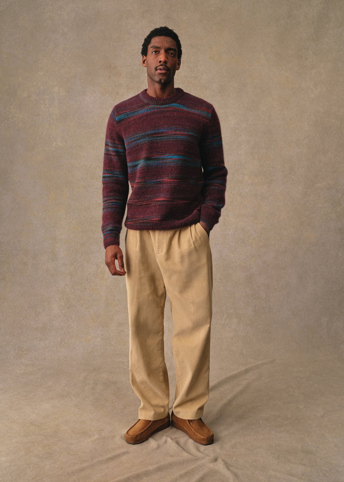 Pull Rico - Bordeaux Multico