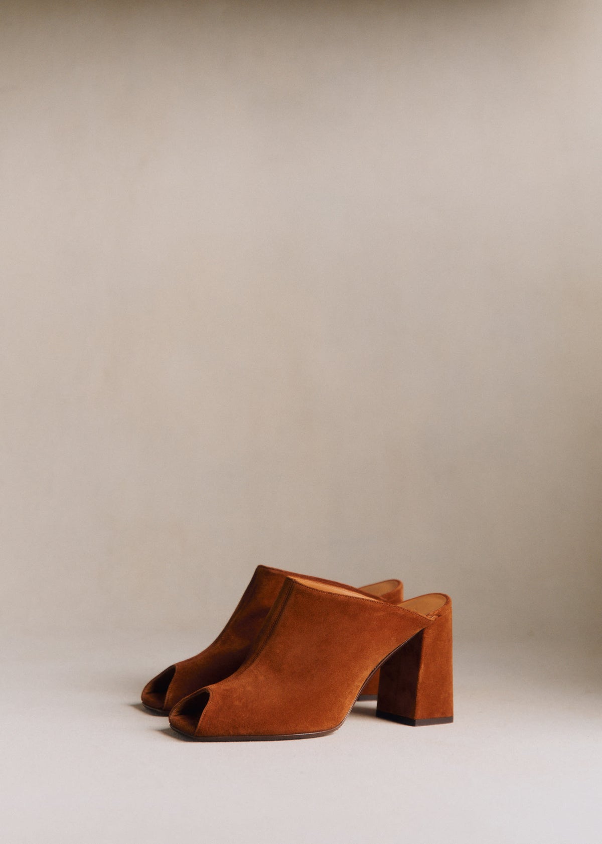Mules High Bruna - Noisette