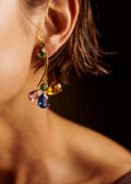 Boucles d'oreilles Gio - Vert d'Eau Multi