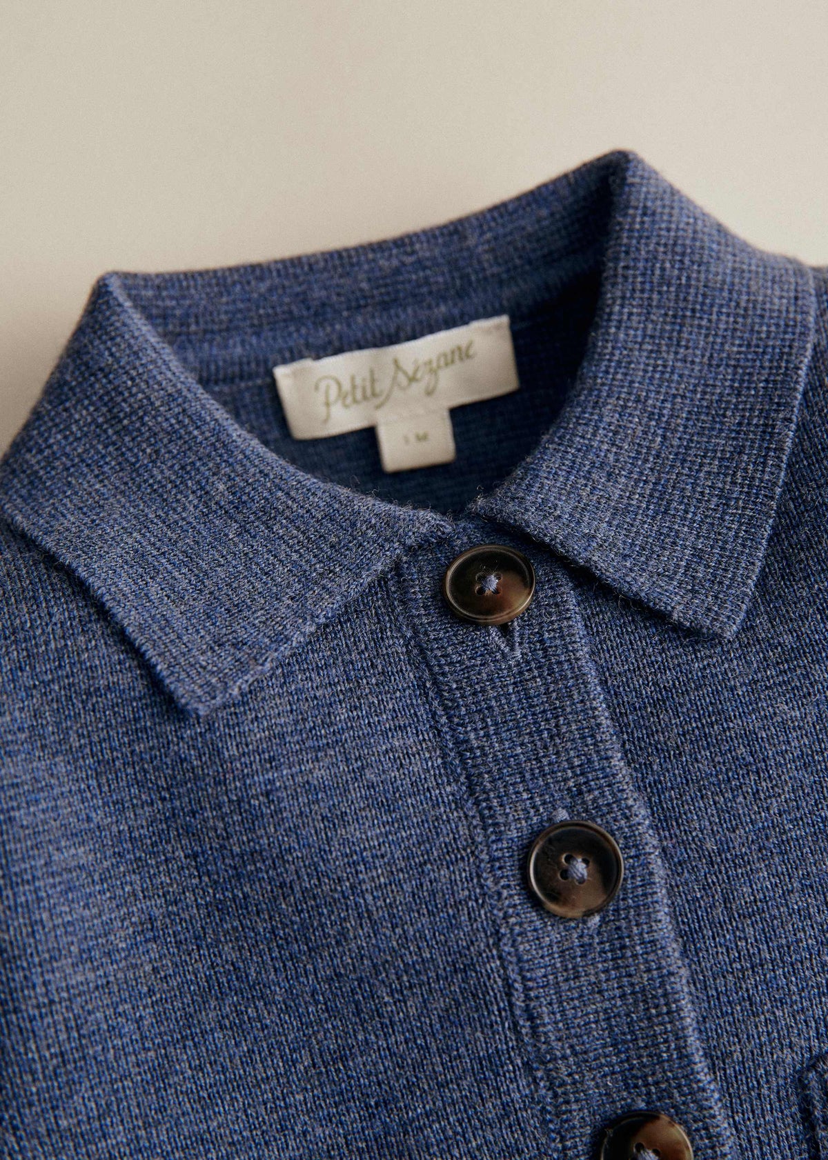 Gilet Betty - Bleu Chiné