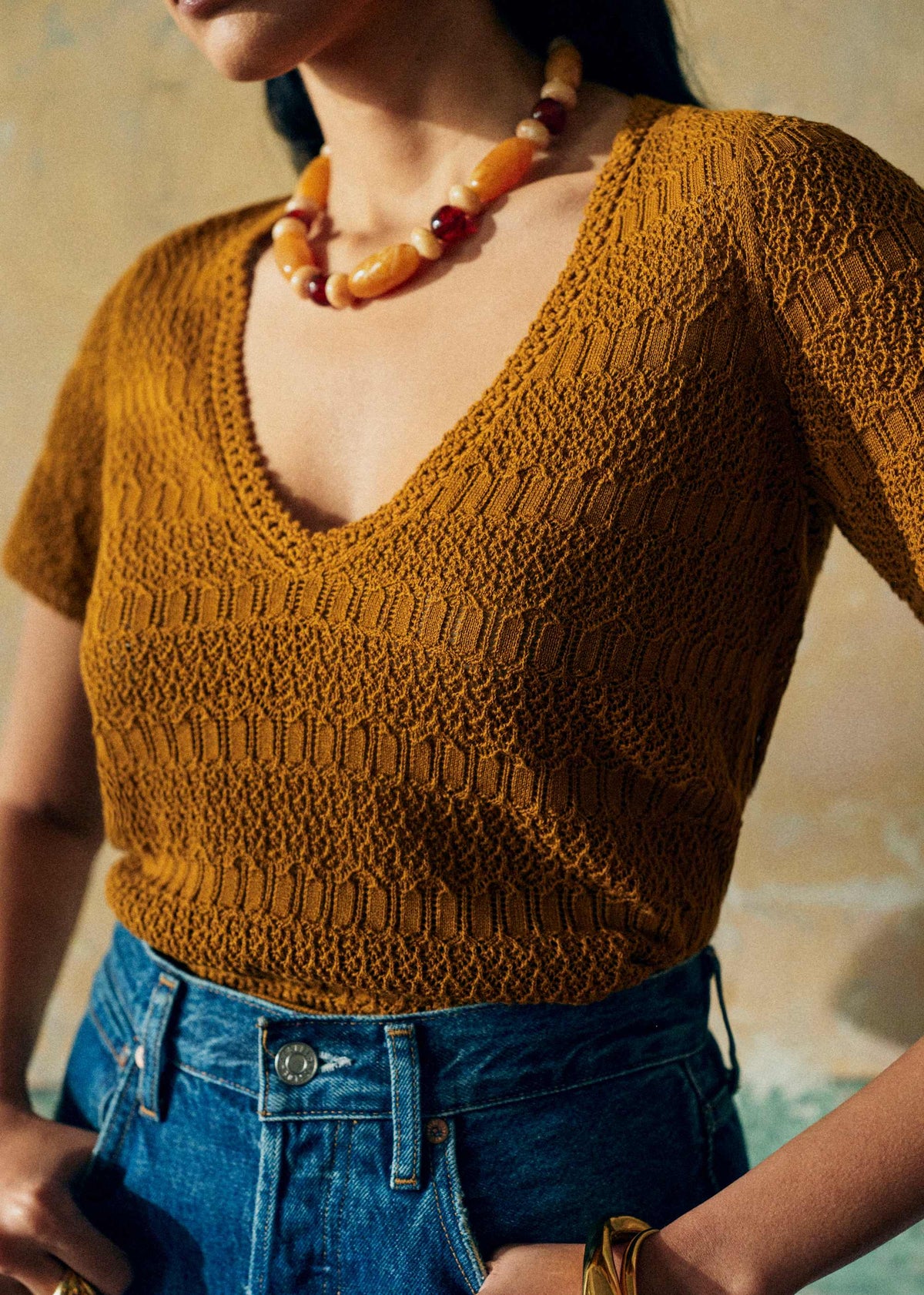 Maille Andy - Mordoré