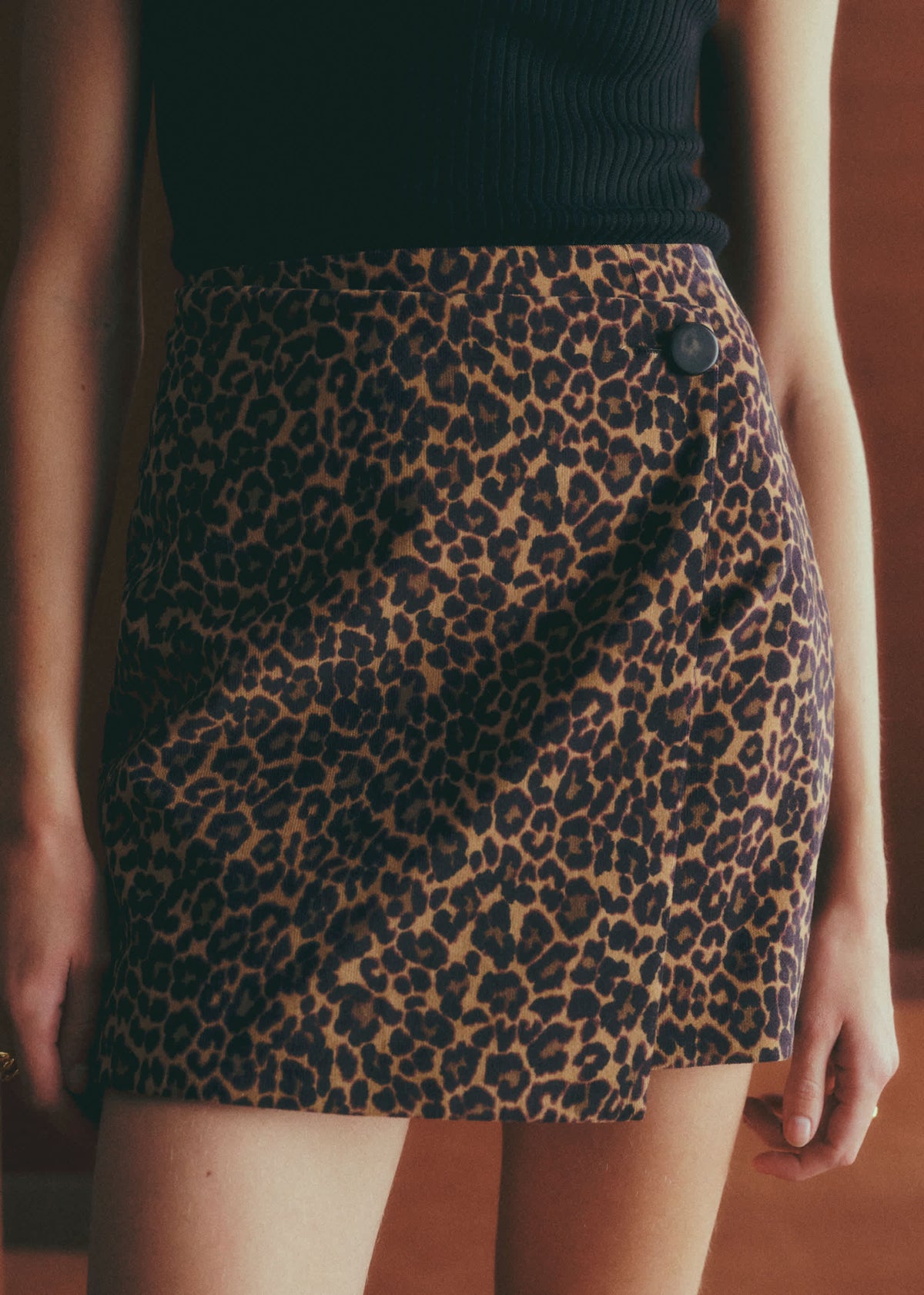 Jupe Laure - Imprimé Winter Leopard Big