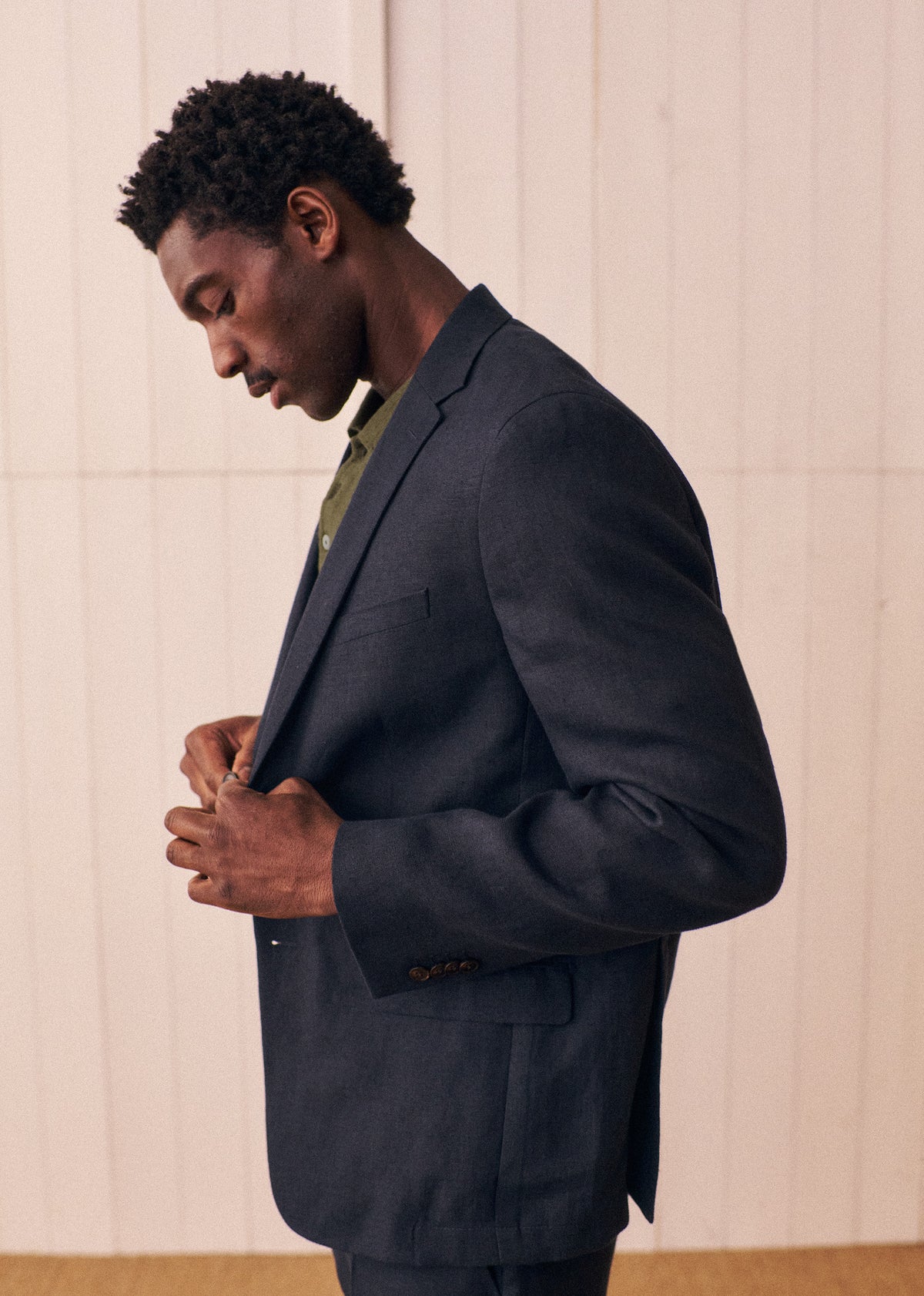 Veste Carl Lin - Marine