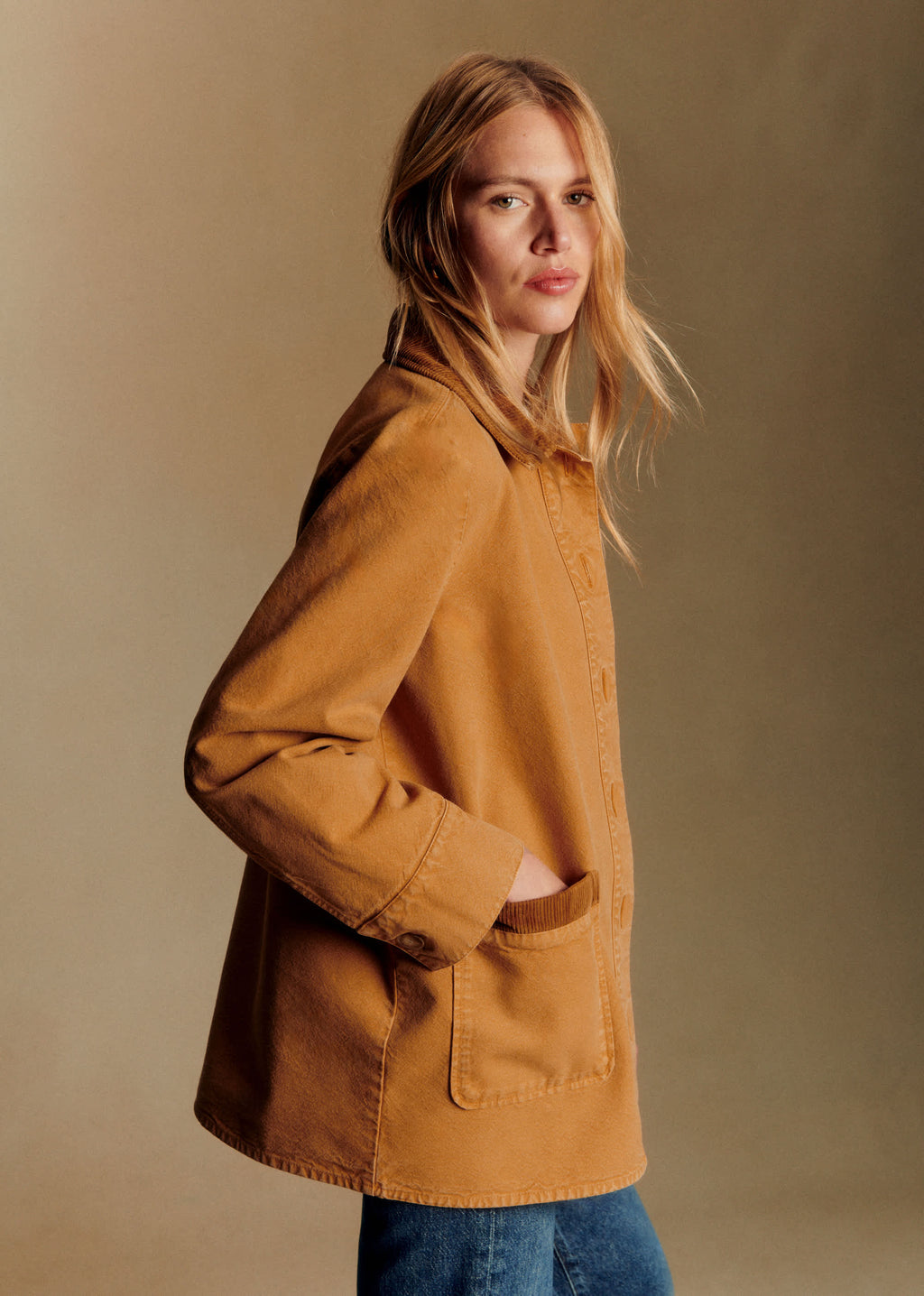 Veste Gabin - Camel Clair