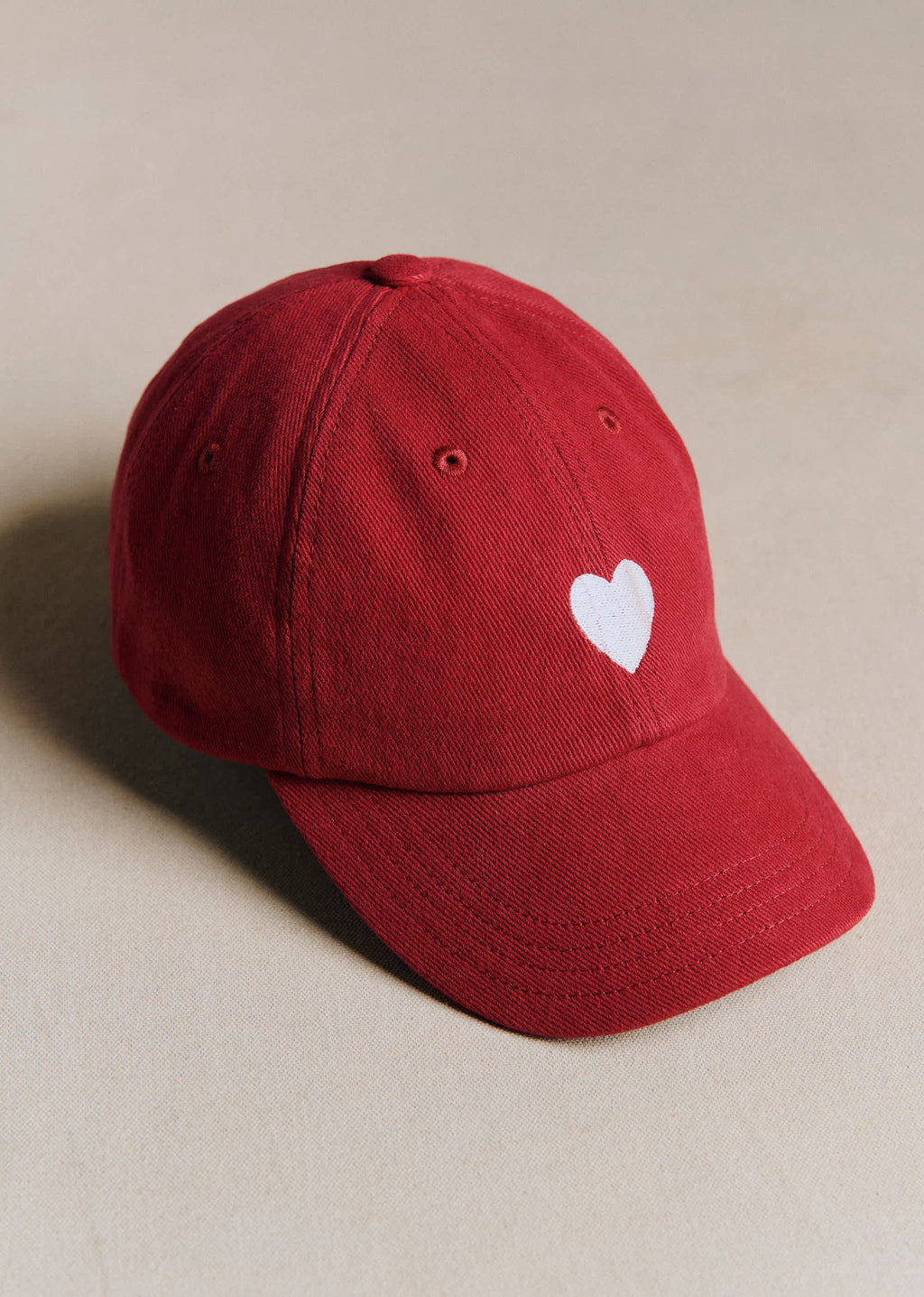 Casquette coeur - Rouge