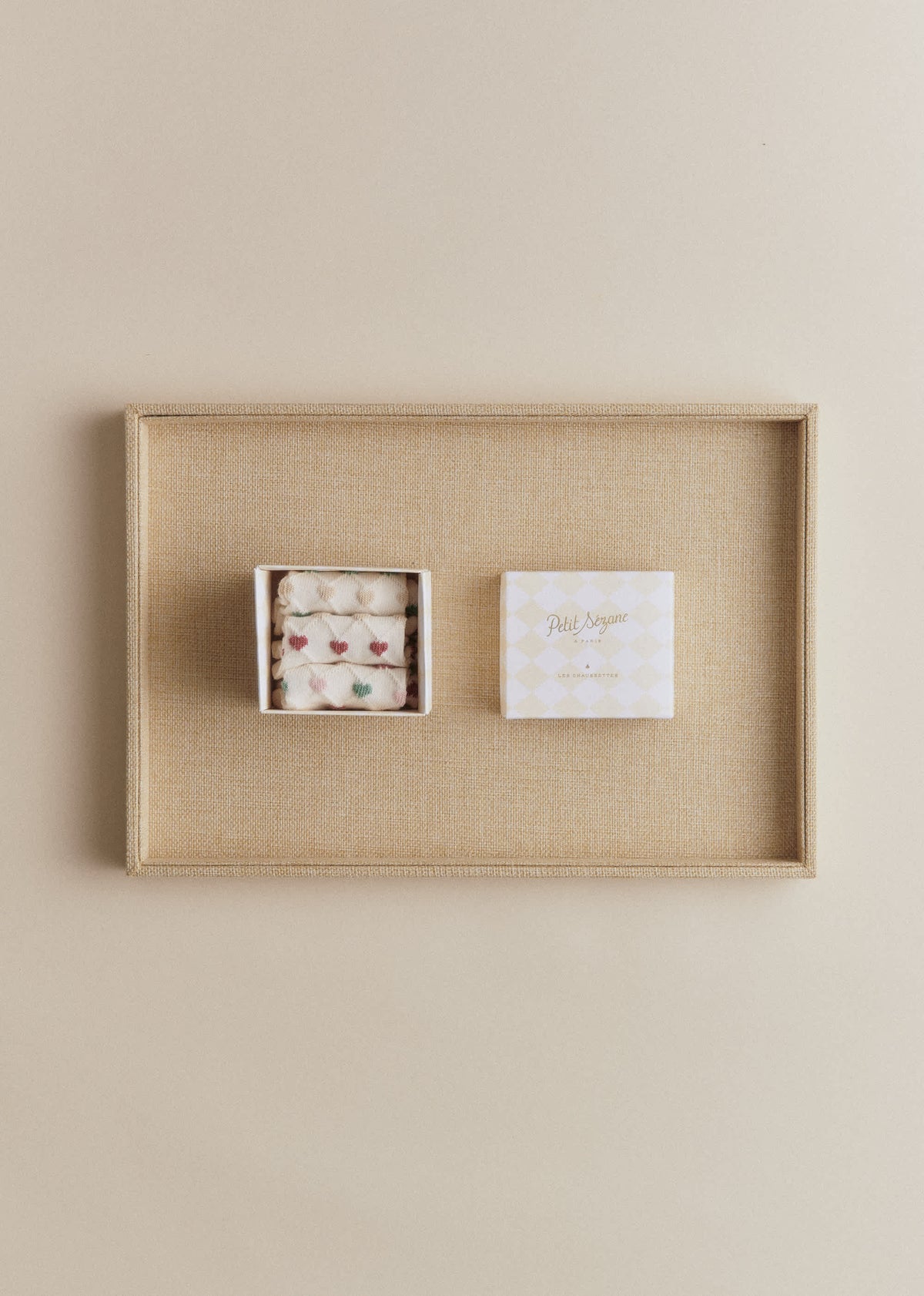 Coffret de 3 chaussettes Eva - Coeurs