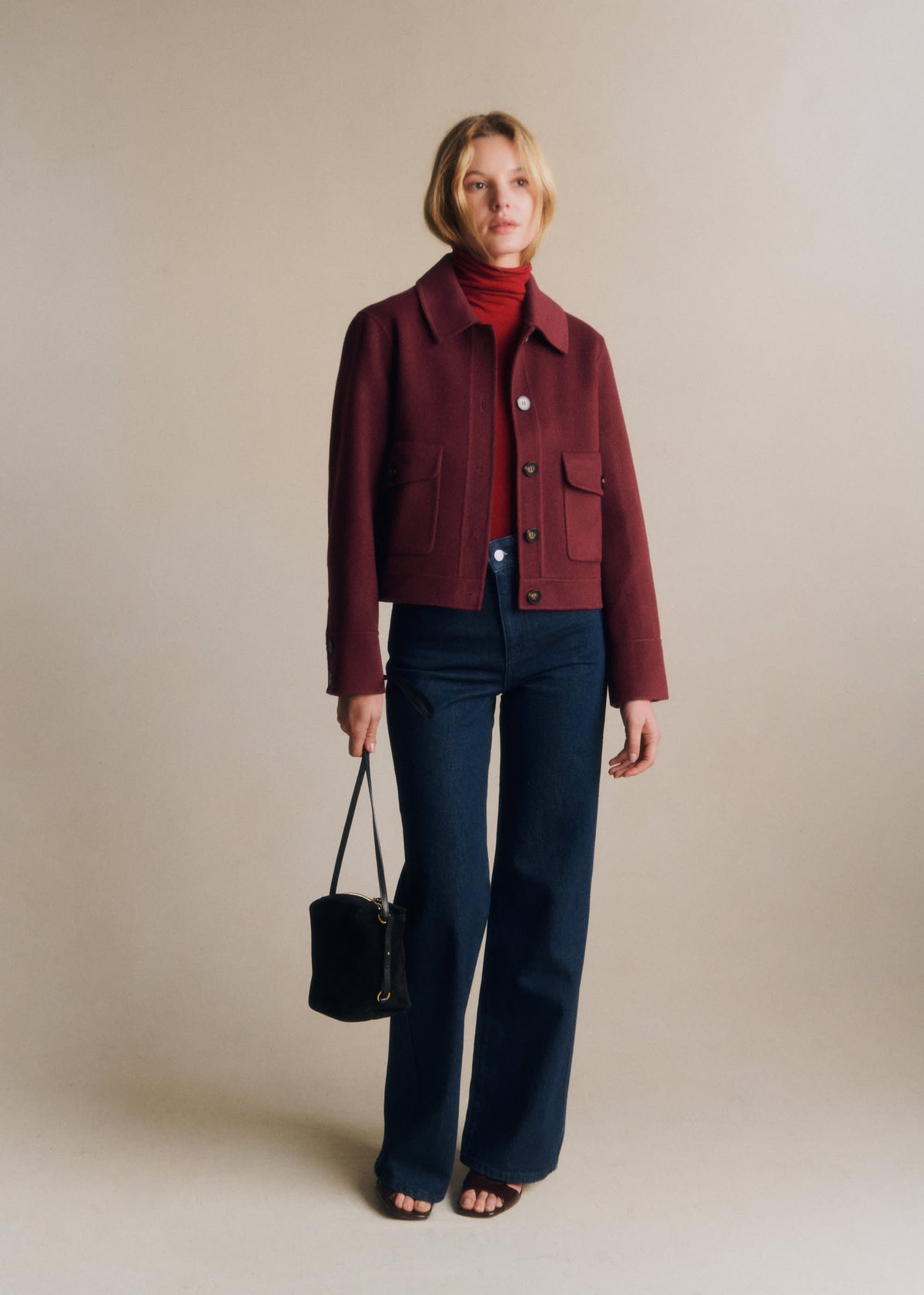 Veste Terry - Bordeaux