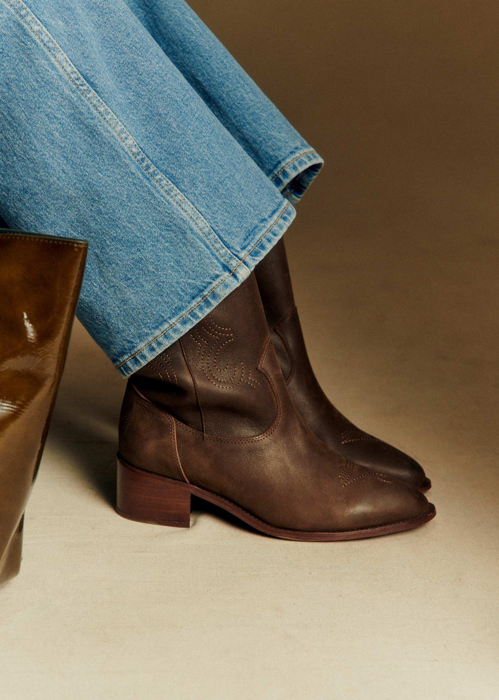 Bottines Low Ivana - Taupe Nubuck