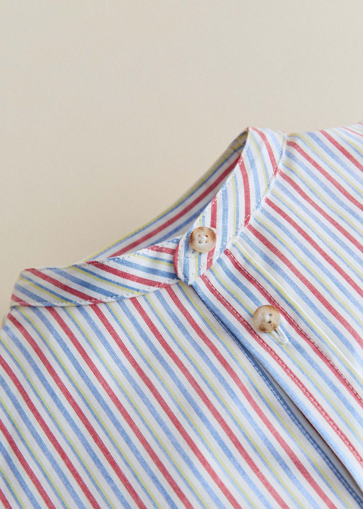 Chemise Benicio - Rayure Rouge Bleu Jaune