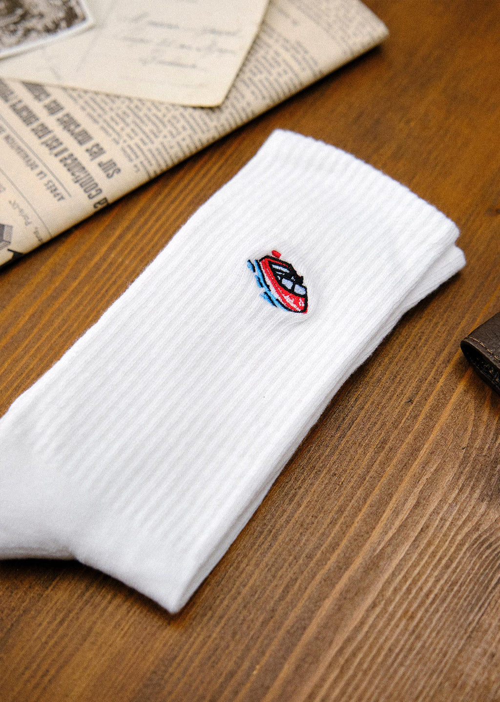 Chaussettes Bateau - Blanc