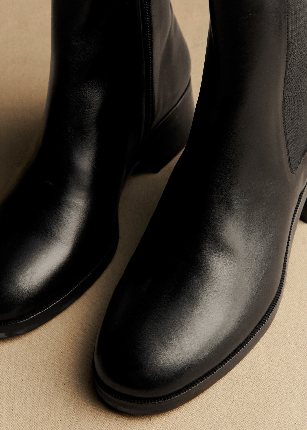 Bottines Low Agnès - Noir Glacé