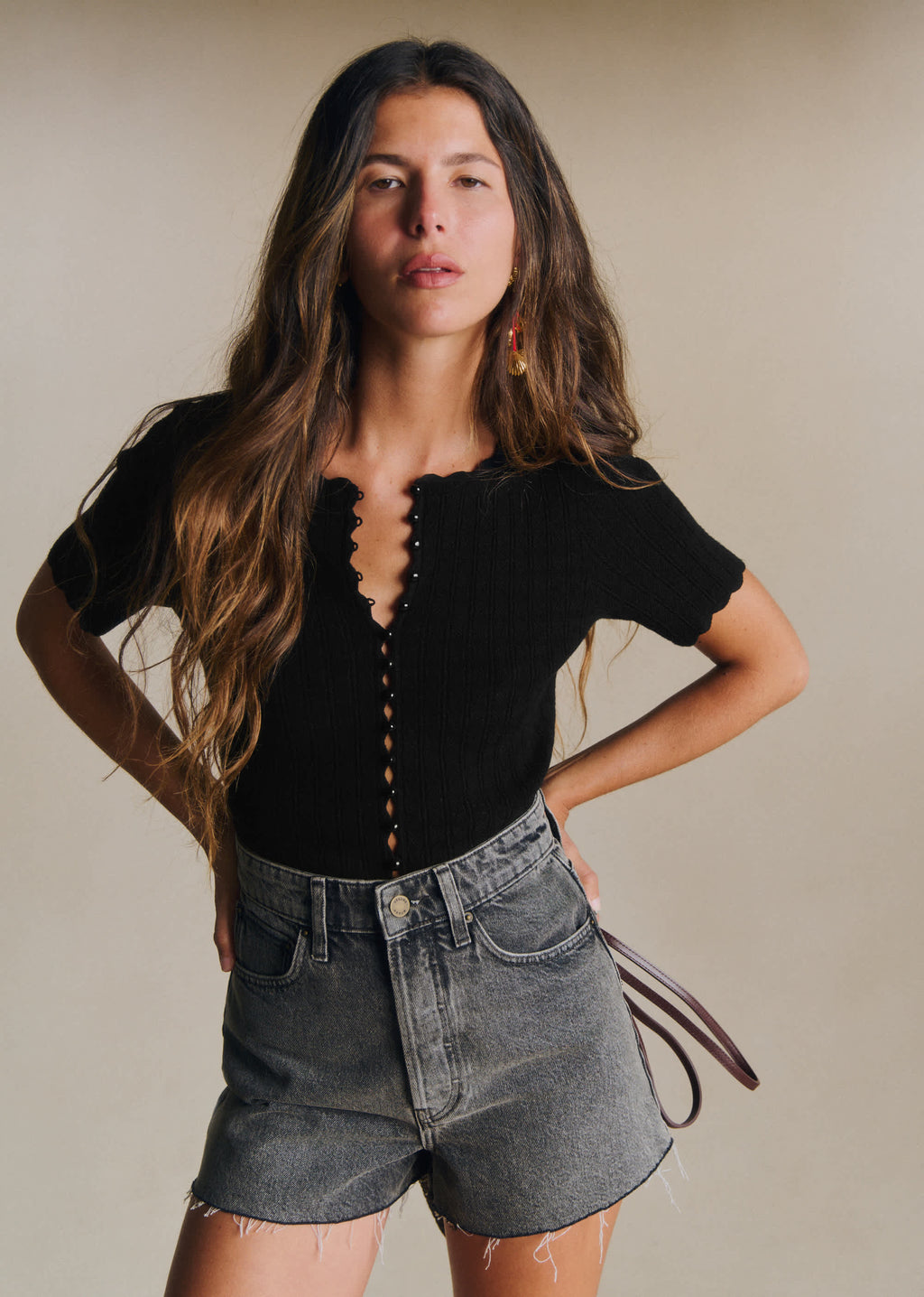 Gilet Doriane - Noir