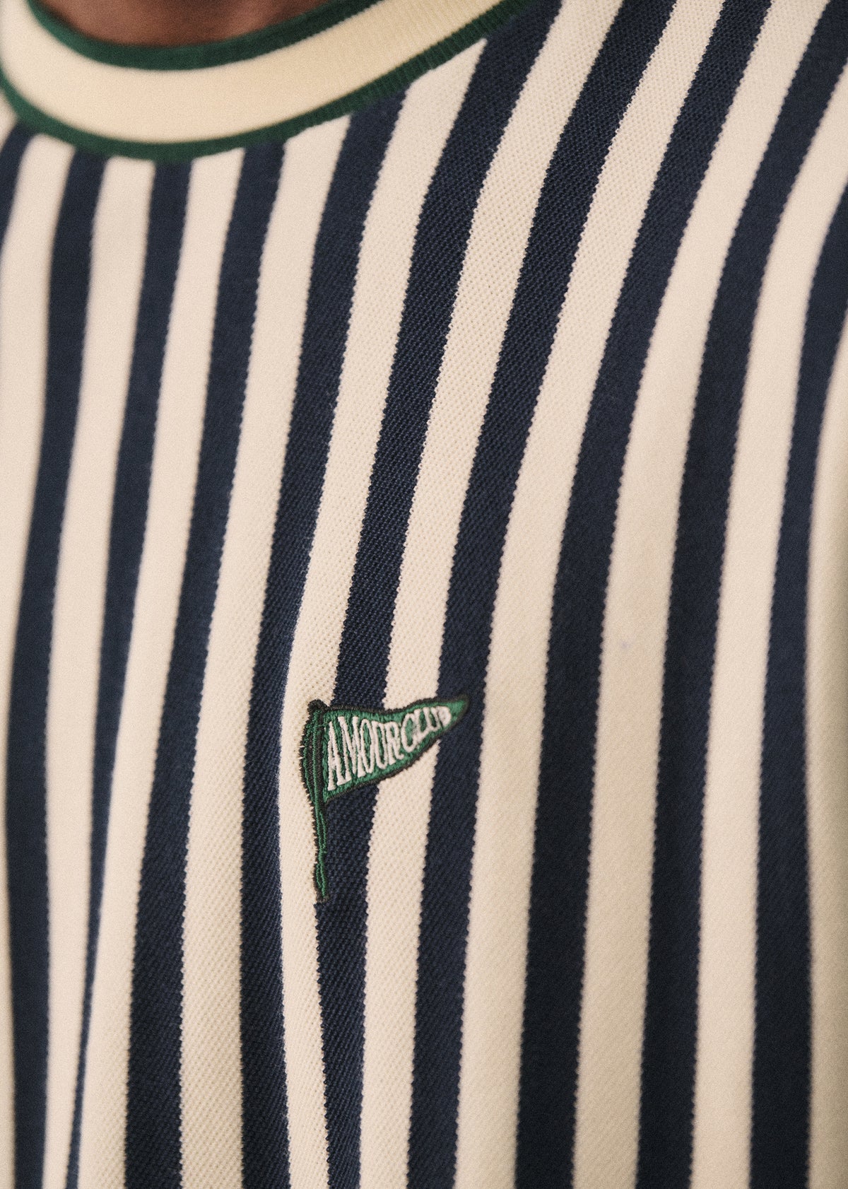T-Shirt Waller Amour Club - Marine / Écru