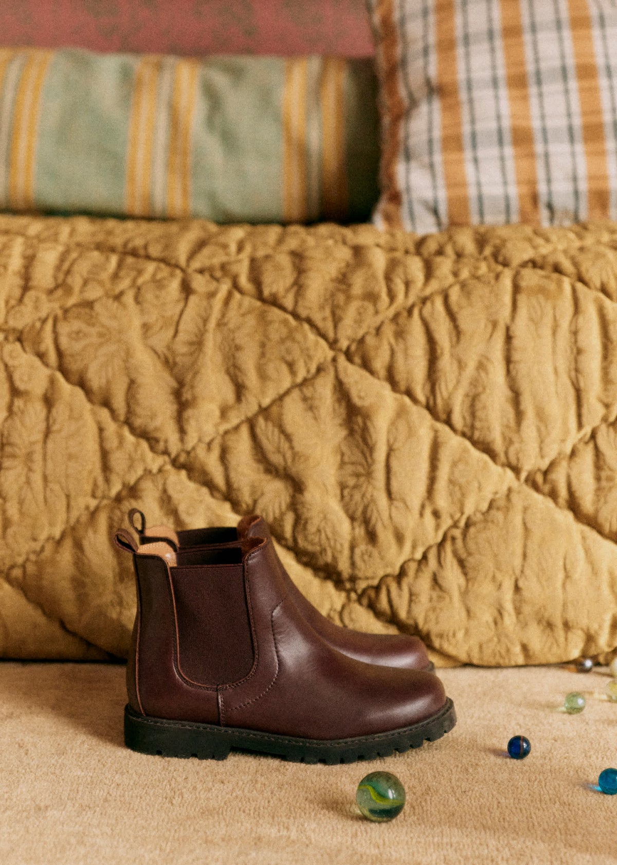 Bottines Charlie - Chocolat Lisse