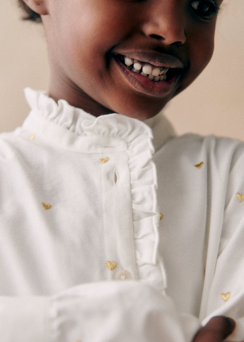 Chemise Chlo - Broderie Coeur Doré