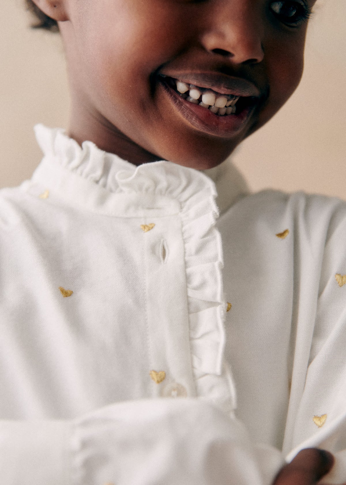 Chemise Chlo - Broderie Coeur Doré