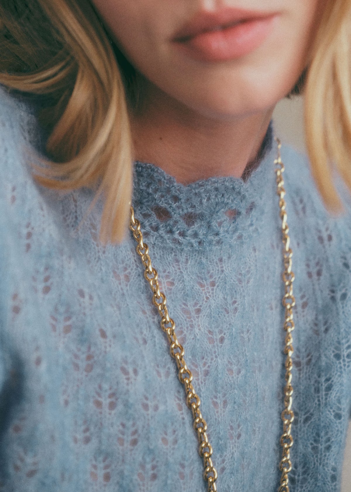 Pull Wanda - Bleu Vintage