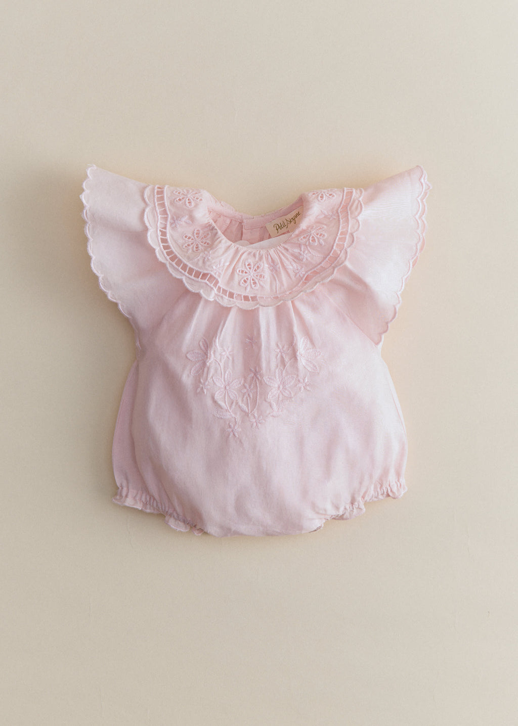 Barboteuse Cecilia - Rose pétale