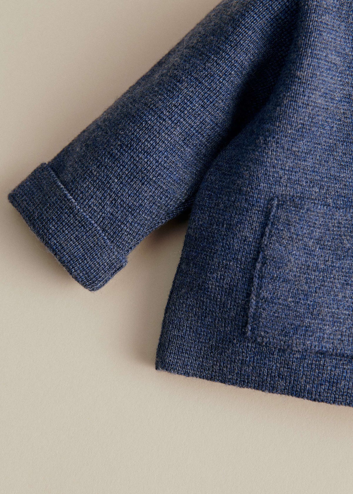 Gilet Betty - Bleu Chiné