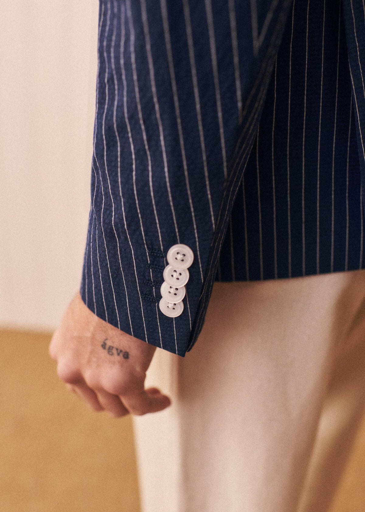 Veste Hampton - Marine Rayures Blanches