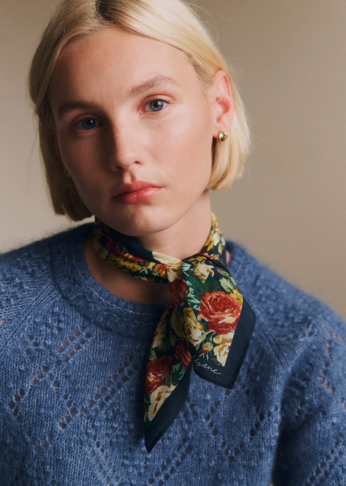 Foulard Cleopatra - Alicante Bleu