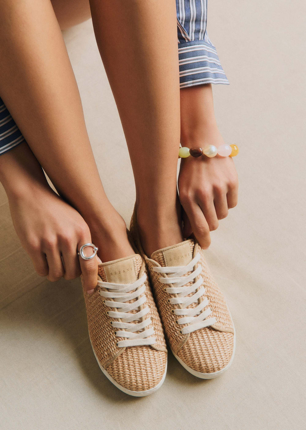 Baskets Jack - Textile Sable