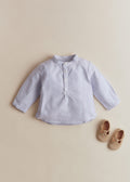 Chemise Sacha - Bleu / Écru