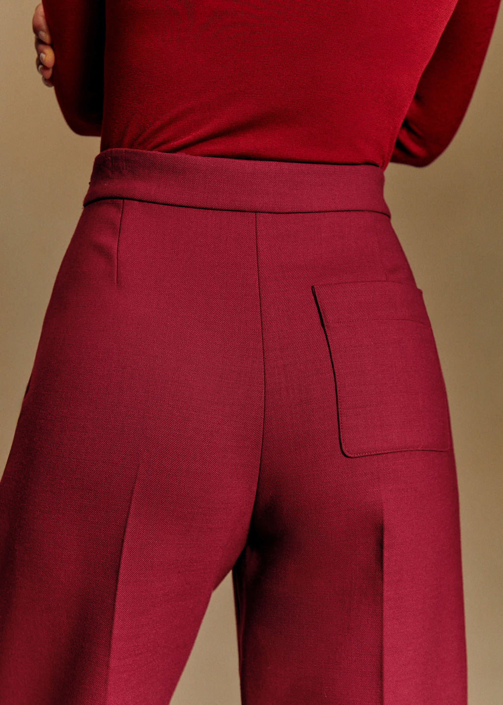 Pantalon Marino - Grenat