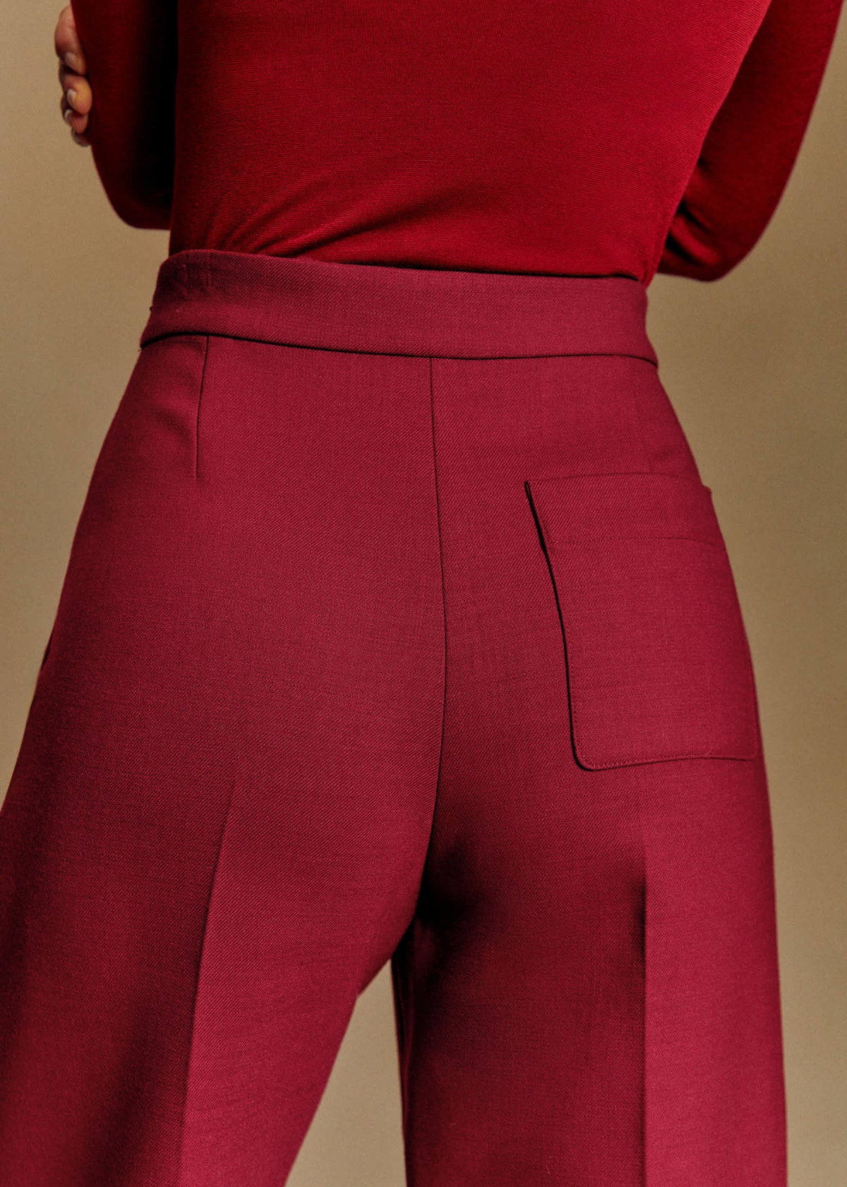 Pantalon Marino - Grenat