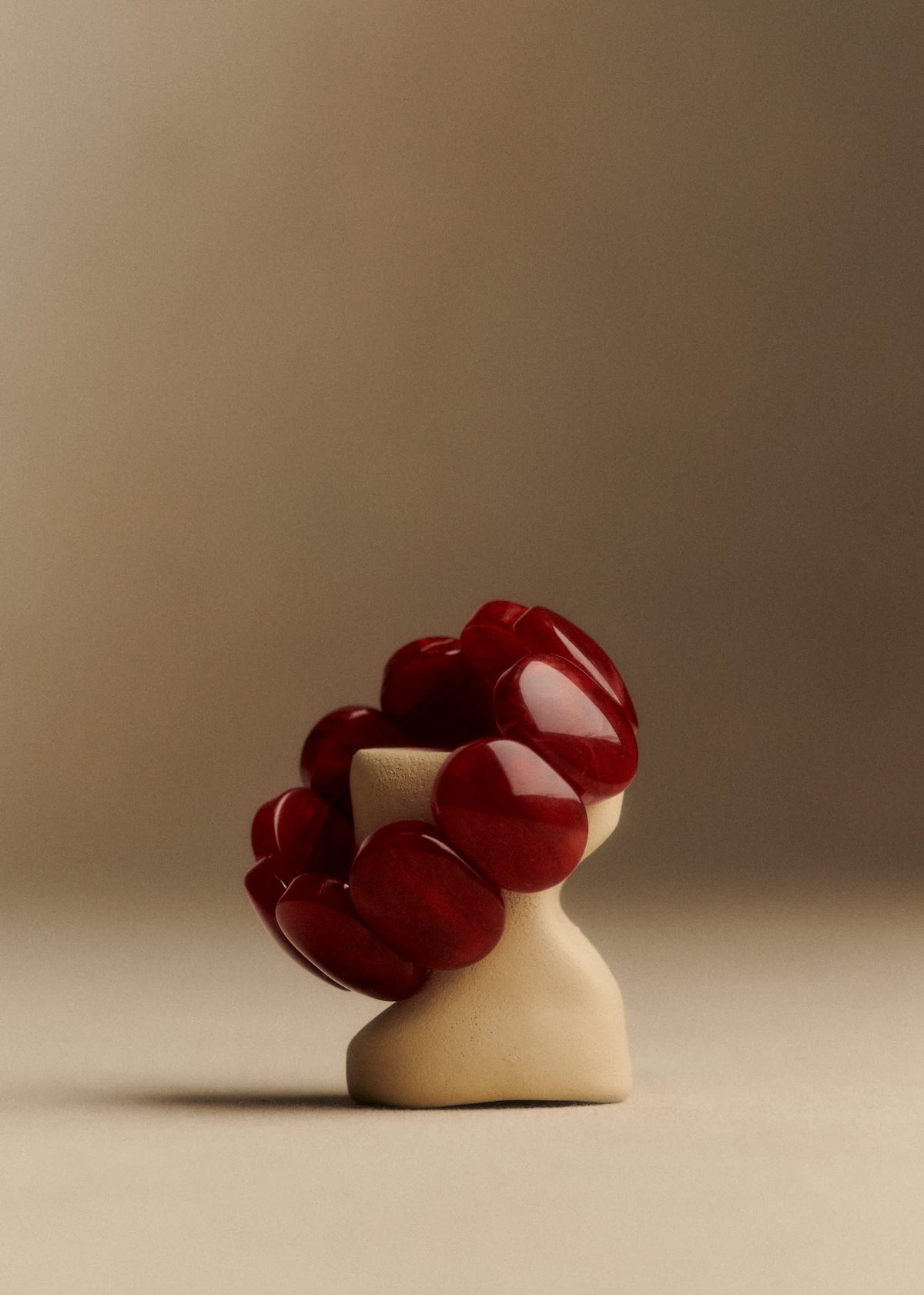 Bracelet Amandine - Rouge Carmin