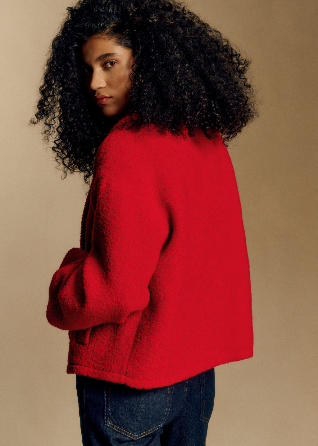 Manteau Ambre - Rouge Vif